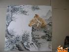 作品1山涧双猴图